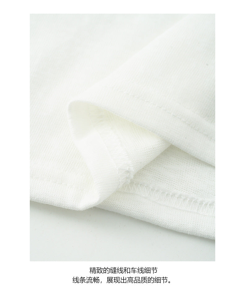 【H5389】實拍簡約休閒韓系長袖T恤250902