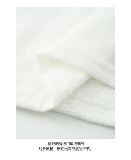 【H5389】實拍簡約休閒韓系長袖T恤250902