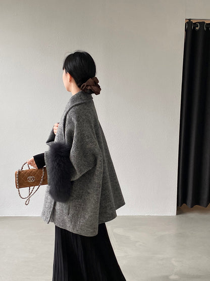 【cimz519】實拍冬天澳羊毛100%雙面呢大衣外套251201