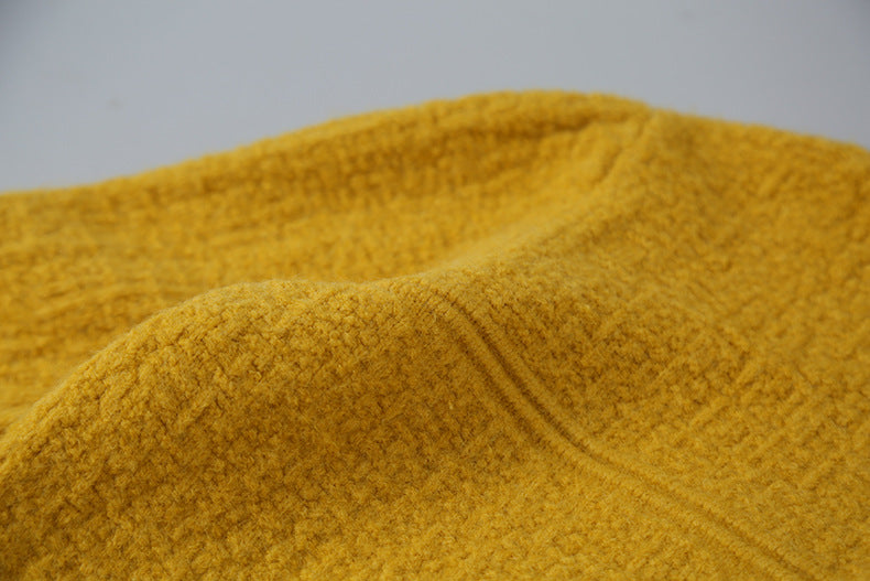 【LD11037】實拍高領開衫針織毛衣251202