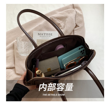 【BSJPJY0308】復古時髦精必備📷ins風小眾質感大容量單肩手提腋下大包260501