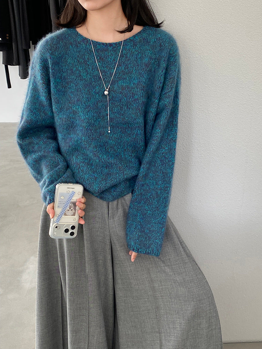 【cimz1373】實拍黑標奢柔雲朵 95羊毛5羊絨慵懶加厚針織毛衣251128