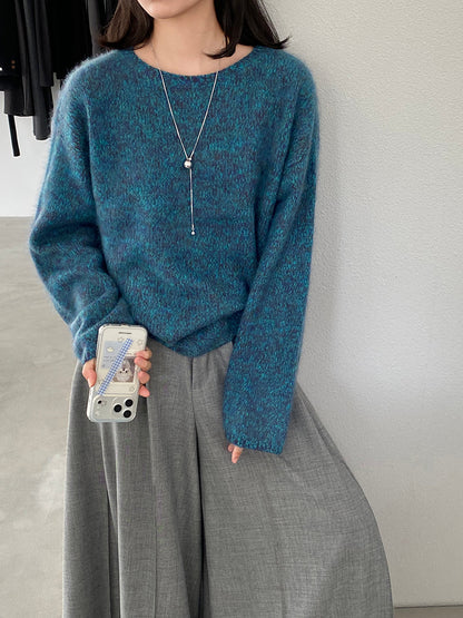 【cimz1373】實拍黑標奢柔雲朵 95羊毛5羊絨慵懶加厚針織毛衣251128