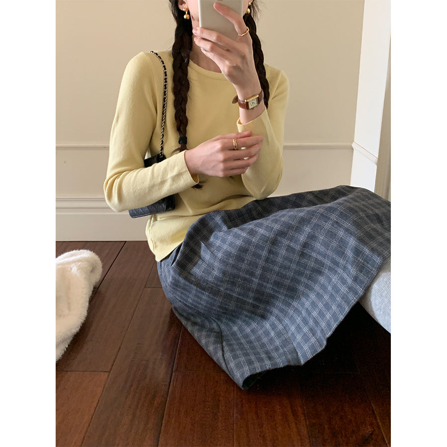 【H5510】實拍5色簡約雙層領針織T恤
251118