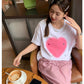 【H6677】實拍韓國碎鑽星星圖案T恤230517