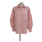 【F02104】韓國簡約燈籠袖寬鬆純色長袖襯衫230206
