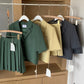 【F04320】韓版夏季學院風短袖西裝外套+百褶裙兩件套230417