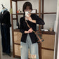在台現貨【N8369】實拍韓國春天設計薄款長袖針織衫
