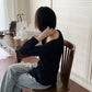 在台現貨【N8369】實拍韓國春天設計薄款長袖針織衫